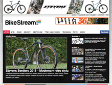 Tablet Screenshot of bikestream.cz
